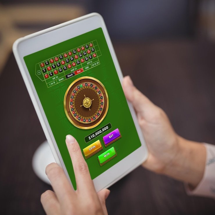 Antarmuka aplikasi edutoto menampilkan meja live dealer dengan dealer profesional